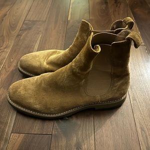 Saks Fifth Avenue Tan Chelsea Boots